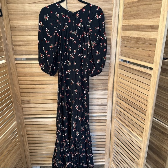By Timo Floral Cherry Print Maxi Dress size S - Picture 12 of 13
